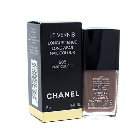 chanel lacquer particuliere 505|chanel longwear nail colors.